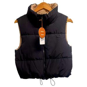 NWT - Women's Small Reversible Puffer Vest